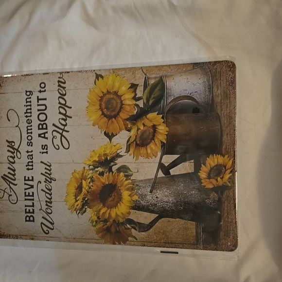 Always Believe Decorative Tin Sign - Picture 3 of 5